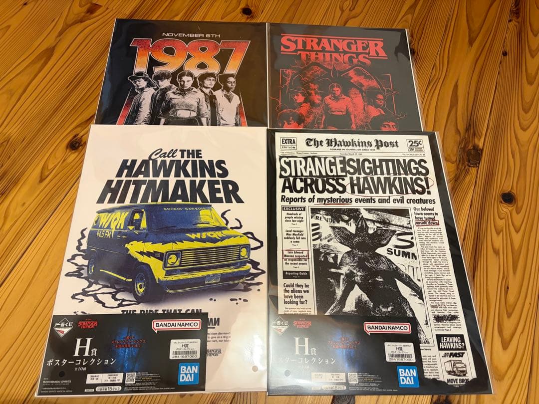 一番くじ ストレンジャー・シングス ラストワン賞 A賞 B賞C賞 E賞セット売り