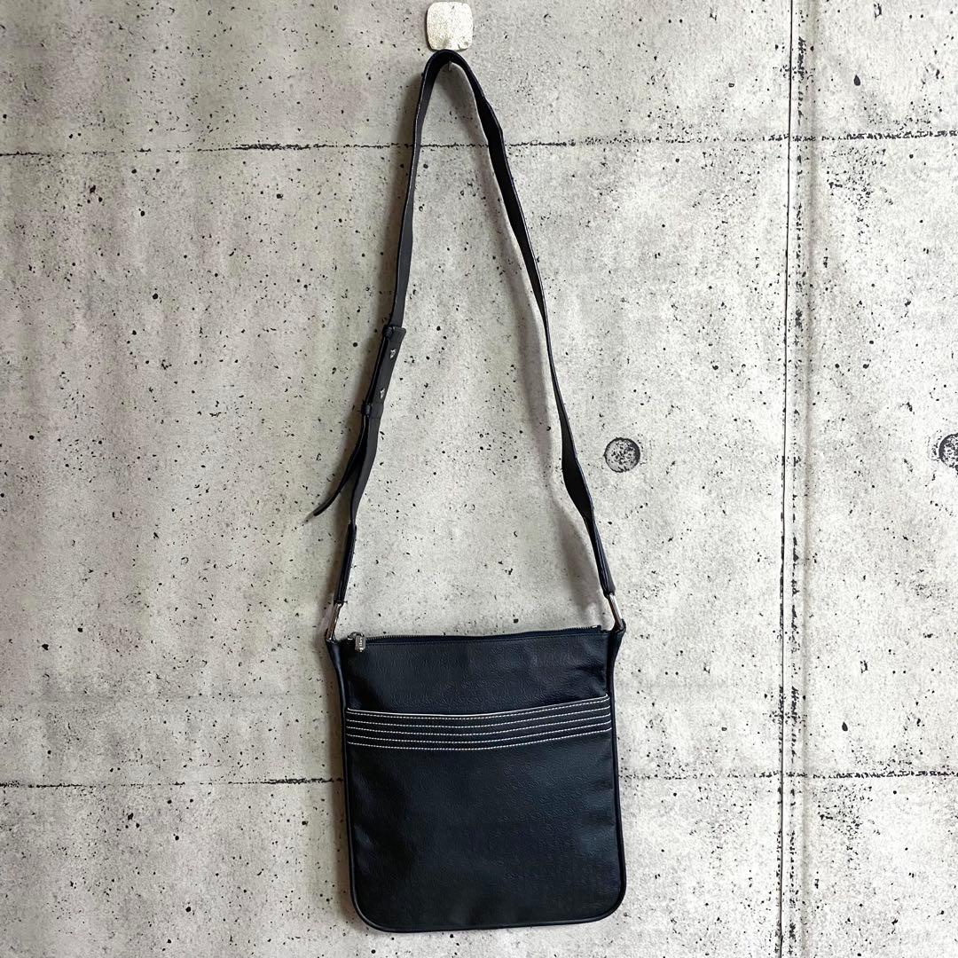 本物☆ロエベ アナグラム柄 レザー ミニショルダーバッグ 斜めがけ ボディバッグ