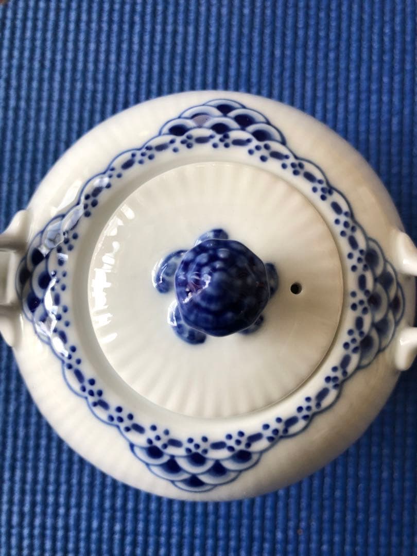 【未使用・箱付き】ロイヤルコペンハーゲン プリンセス 急須と湯呑みセット