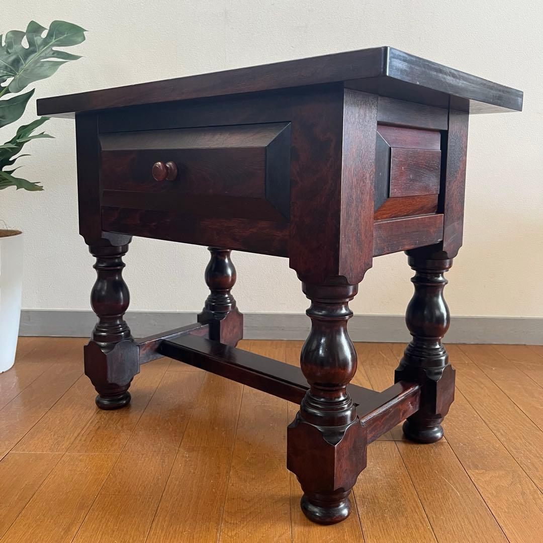 松本民芸家具　ナイトテーブル　14.8万　工芸　アンティーク　ヴィンテージ　民藝