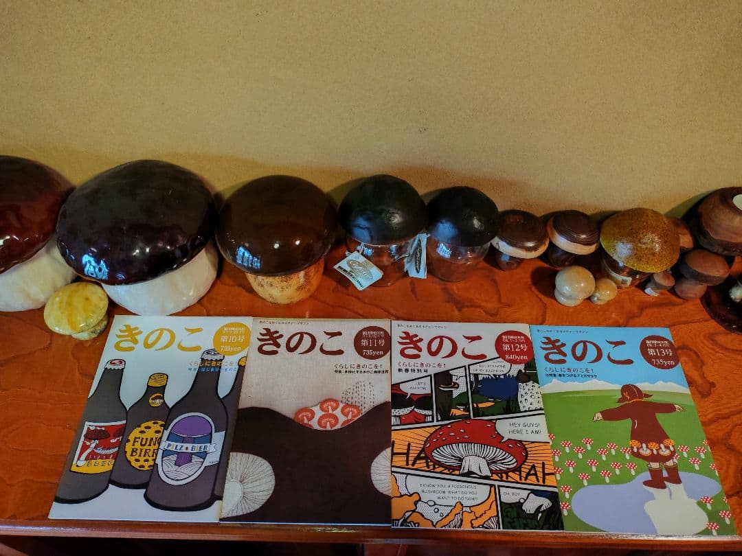 きのこをめぐるカルチャーマガジン 隔月刊 MOOK『きのこ』創刊号～最終13号