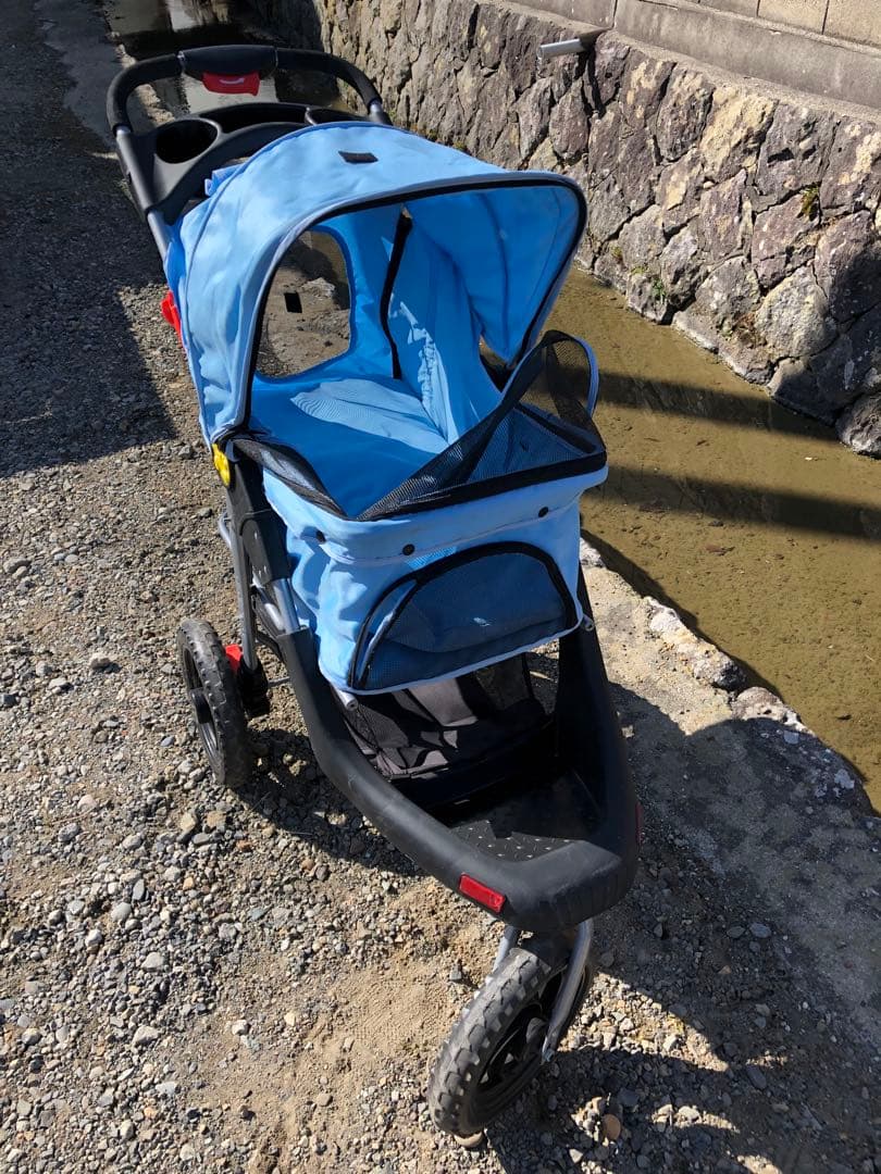 ペットカート ベビーカー バギー 犬 猫 多頭 犬/輪犬ケージ (B36)