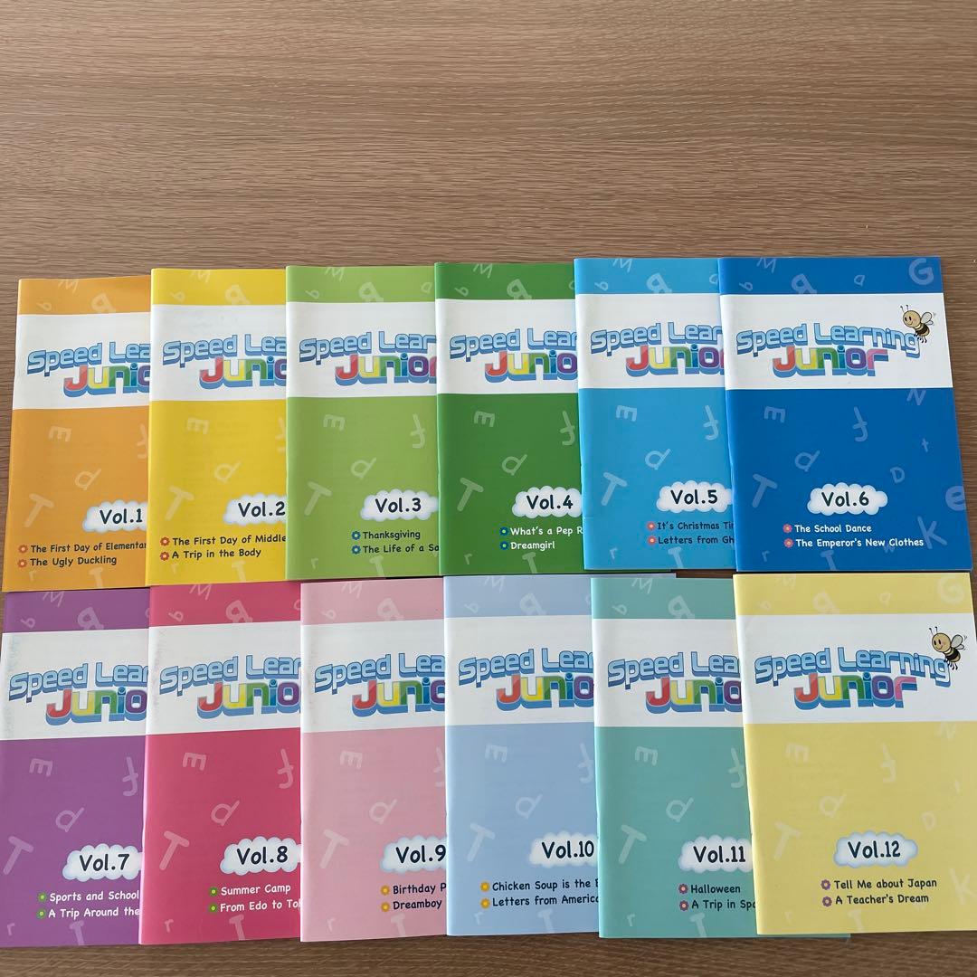 スピードラーニングジュニア  1〜12 全巻セット　英語