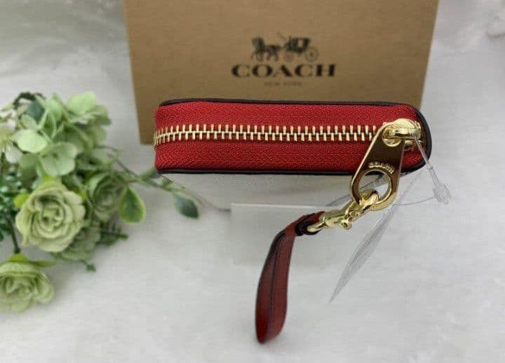 新品未使用コーチ長財布ディズニーミッキーマウスジップホワイト送料無料即日発送