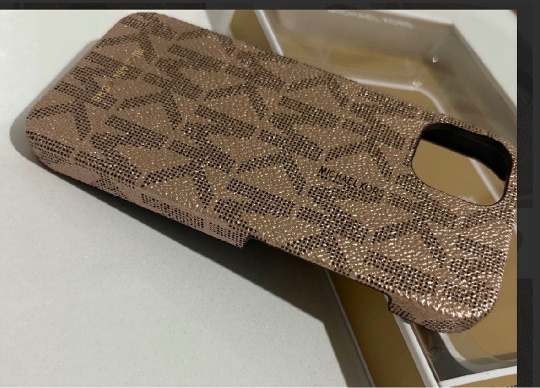 マイケルコース iPhone13 対応 ケース ローズ ロゴ　 1