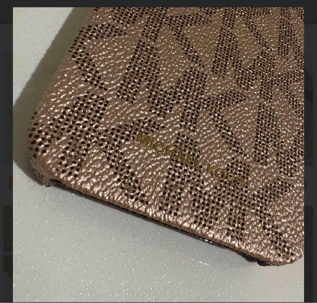 マイケルコース iPhone13 対応 ケース ローズ ロゴ　 1