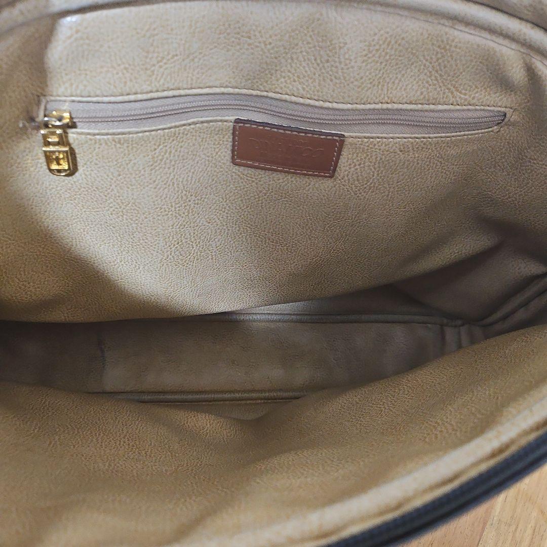 ​【極美品/伊製】a.testoni DINAMICO レザーバッグ 2点セット